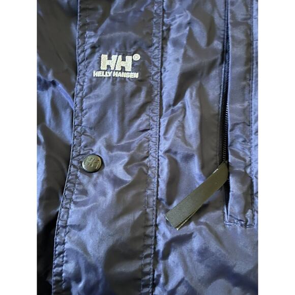 Helly Hanson Jacket Small Navy Blue Helly Tech packable rain coat wind breaker - Picture 4 of 8